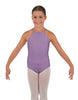 Solid Lycra Halter Binding Leotard