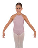 Solid Lycra Halter Binding Leotard