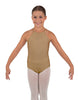 Solid Lycra Halter Binding Leotard
