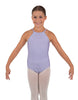 Solid Lycra Halter Binding Leotard