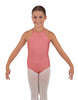 Solid Lycra Halter Binding Leotard