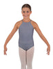Solid Lycra Halter Binding Leotard
