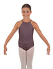 Solid Lycra Halter Binding Leotard