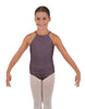 Solid Lycra Halter Binding Leotard
