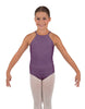 Solid Lycra Halter Binding Leotard