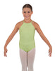 Solid Lycra Halter Binding Leotard