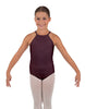 Solid Lycra Halter Binding Leotard