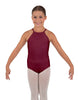 Solid Lycra Halter Binding Leotard