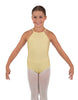 Solid Lycra Halter Binding Leotard