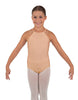 Solid Lycra Halter Binding Leotard