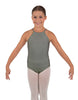 Solid Lycra Halter Binding Leotard