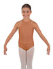 Solid Lycra Halter Binding Leotard