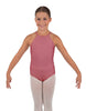Solid Lycra Halter Binding Leotard