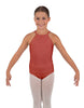 Solid Lycra Halter Binding Leotard