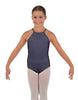 Solid Lycra Halter Binding Leotard