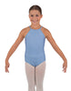 Solid Lycra Halter Binding Leotard