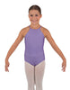 Solid Lycra Halter Binding Leotard