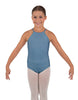 Solid Lycra Halter Binding Leotard