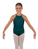 Solid Lycra Halter Binding Leotard