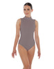 Solid Lycra Tneck Sleeveless Keyhole Back Leotard