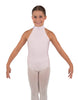 Solid Lycra Halter Collar Leotard