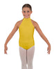 Solid Lycra Halter Collar Leotard