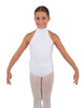 Solid Lycra Halter Collar Leotard