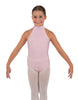 Solid Lycra Halter Collar Leotard