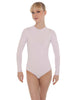 Solid Lycra LS Keyhole Leotard