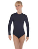 Solid Lycra LS Keyhole Leotard