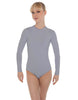 Solid Lycra LS Keyhole Leotard