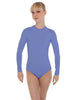 Solid Lycra LS Keyhole Leotard