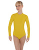 Solid Lycra LS Keyhole Leotard