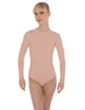 Solid Lycra LS Keyhole Leotard