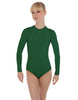 Solid Lycra LS Keyhole Leotard