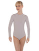 Solid Lycra LS Keyhole Leotard