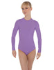 Solid Lycra LS Keyhole Leotard