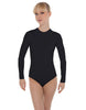 Solid Lycra LS Keyhole Leotard