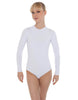 Solid Lycra LS Keyhole Leotard