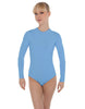 Solid Lycra LS Keyhole Leotard