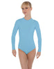 Solid Lycra LS Keyhole Leotard
