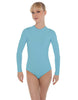 Solid Lycra LS Keyhole Leotard