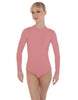 Solid Lycra LS Keyhole Leotard