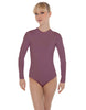 Solid Lycra LS Keyhole Leotard