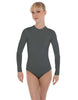 Solid Lycra LS Keyhole Leotard