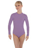 Solid Lycra LS Keyhole Leotard