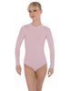 Solid Lycra LS Keyhole Leotard