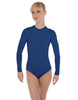 Solid Lycra LS Keyhole Leotard