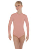 Solid Lycra LS Keyhole Leotard
