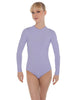 Solid Lycra LS Keyhole Leotard